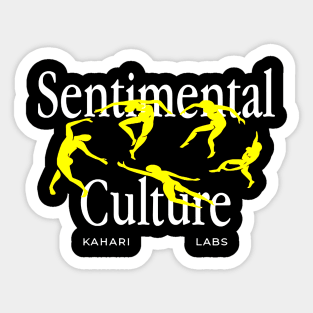 Sentimental Culture Yellow Sticker